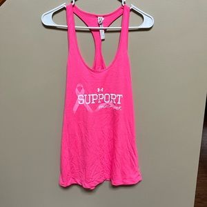 Under Armour pink support tank